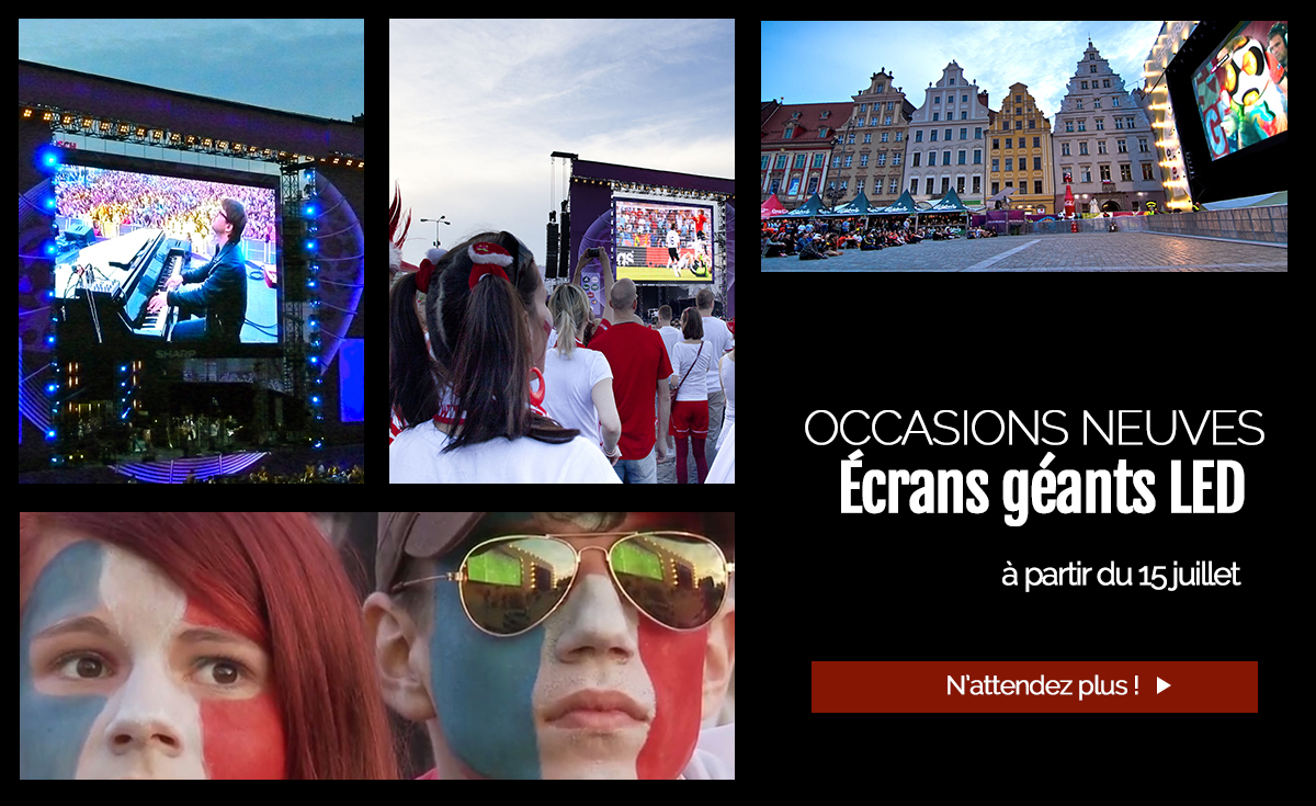 Ecrans géants LED SUPERVISION Championnats d'Europe de Football 2012