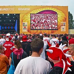 Ecran géant LED SUPERVISION Championnats d'Europe de Football 2012