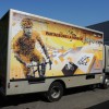 Habillage camion écran géant LED mobile Supervision Tour de France France TV Sport