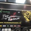 Dressing and branding of giant screens Supervision Tour de Romandie 2015