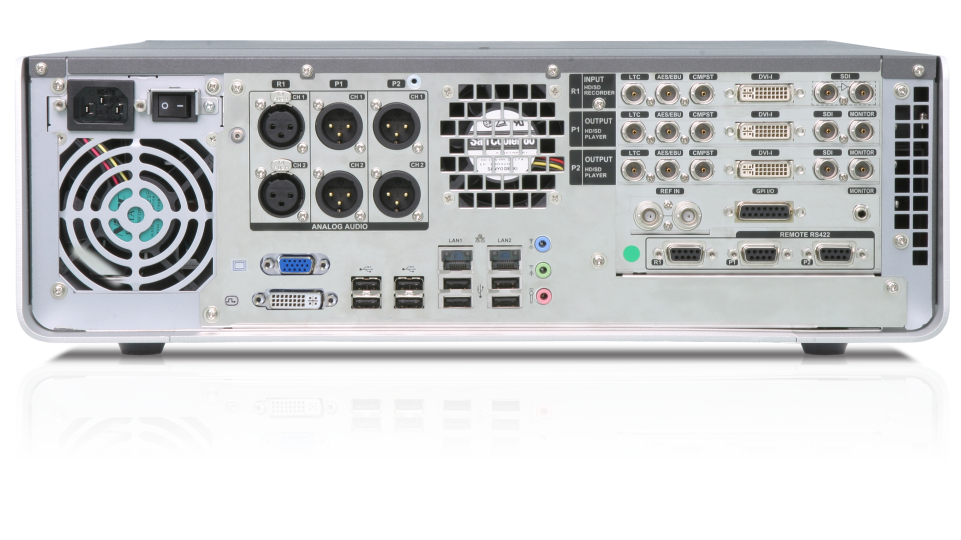 Lecteur Grass Valley T2 turbo écran géant vidéo Supervision