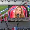 Giant mobile LED screen SUPERVISION 12F Retransmission Finale Coupe Monde Rugby Stade de France 92 m²