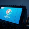 Giant modular LED screen SUPERVISION Fan Zone Tour Eiffel 2016