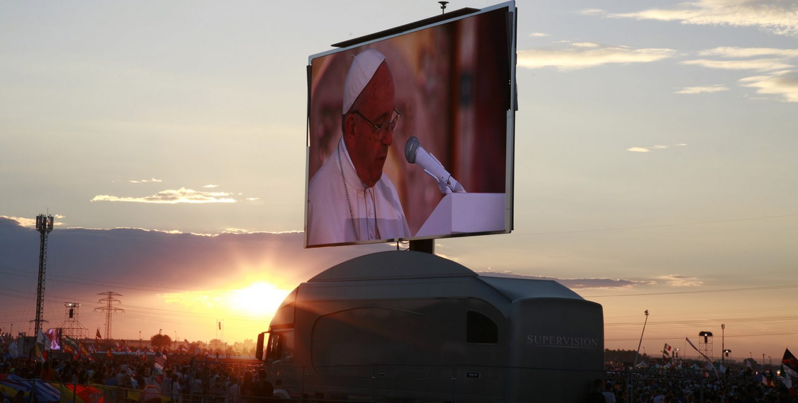 Pantalla gigante LED SUPERVISION Jornada Mundial de la Juventud 2016