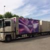Branding truck giant LED screen LMC30 SUPERVISION Paris Drone Festival
