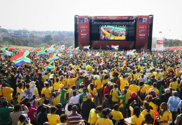 Giant LED screen Supervision 12F Football worldcup South Africa