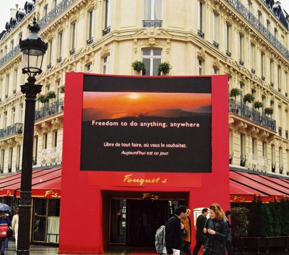 Giant LED screen Supervision SV10 Festival du Film le Fouquet’s