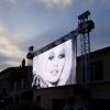 Ecran géant pour l’inauguration de la statue Brigitte Bardot St Tropez